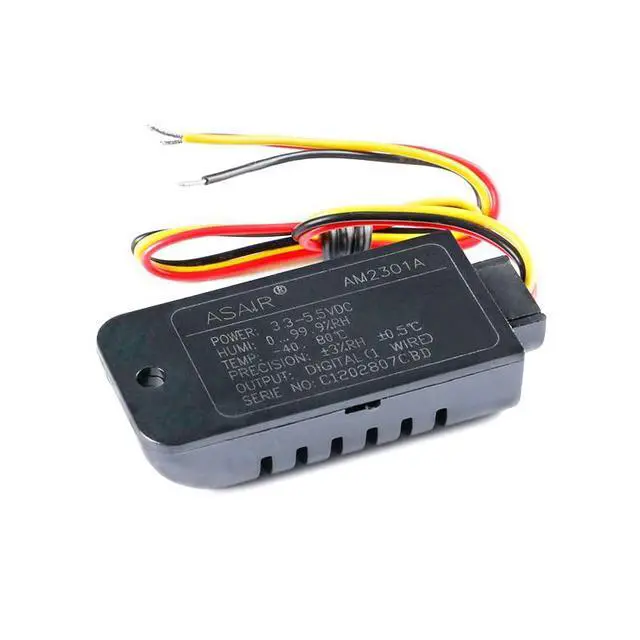 Alt view image 3 of 5 - 2Pcs AM2301A Digital Temperature and Humidity Sensor Module AM2301 Capacitive Single Bus High Precision Sensor with 25CM Cable