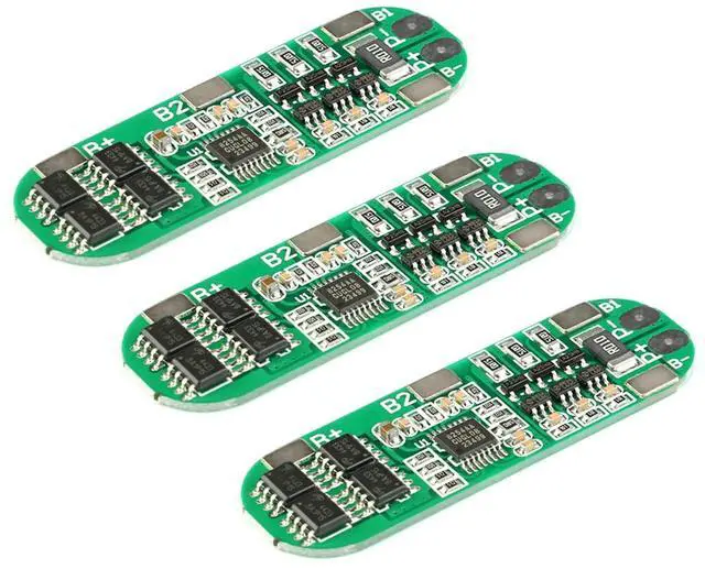 Main image of 3Pcs 3S Battery Protection Board 3S 10A 18650 Lithium Battery Protection Board 12.6V with Charge Balance Overcharge Overdischarge Overcurrent Protection