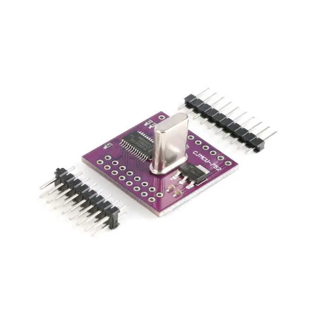 Alt view image 6 of 6 - 2Pcs SC16IS752 I2C SPI to UART Serial Adapter Module, Dual Channel UART Conversion with Pins