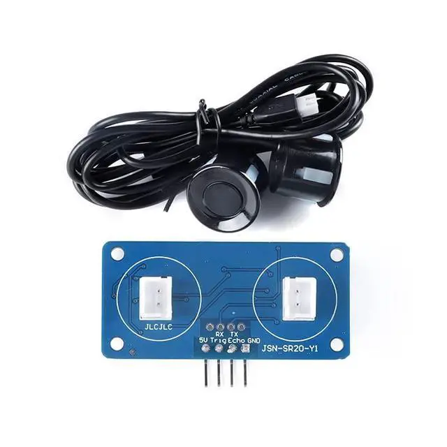 Alt view image 2 of 4 - JSN-SR20-Y1 Ultrasonic Ranging Module Distance Measuring Sensor Module Range 2-500cm Waterproof and Dustproof Equipped with Dual Wire Probes