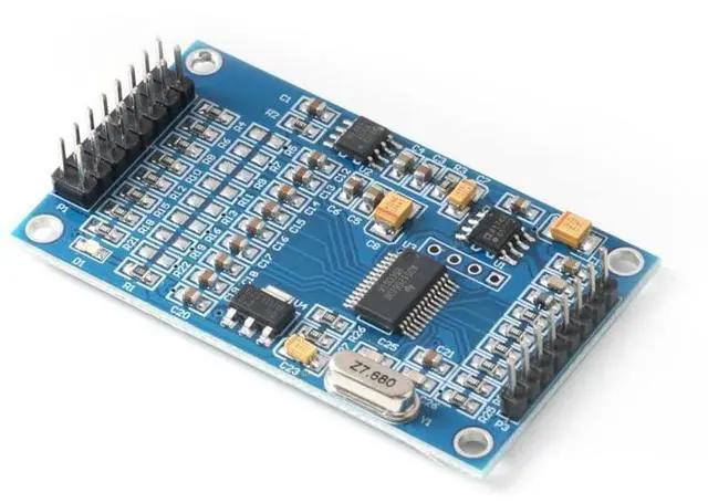 Alt view image 2 of 5 - ADS1256 24bit 8 Channel Analog Digital Converter Module ADC Analog to Digital Signal Converters high Precision Acquisition Data Module Board AD Digital Analog Module