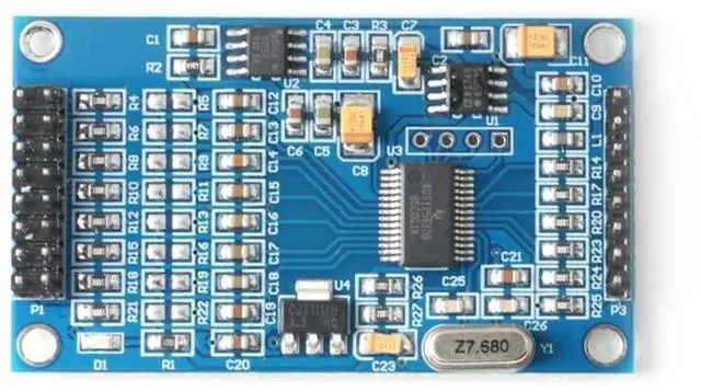 Alt view image 3 of 5 - ADS1256 24bit 8 Channel Analog Digital Converter Module ADC Analog to Digital Signal Converters high Precision Acquisition Data Module Board AD Digital Analog Module