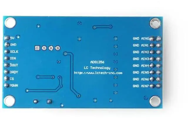 Alt view image 4 of 5 - ADS1256 24bit 8 Channel Analog Digital Converter Module ADC Analog to Digital Signal Converters high Precision Acquisition Data Module Board AD Digital Analog Module