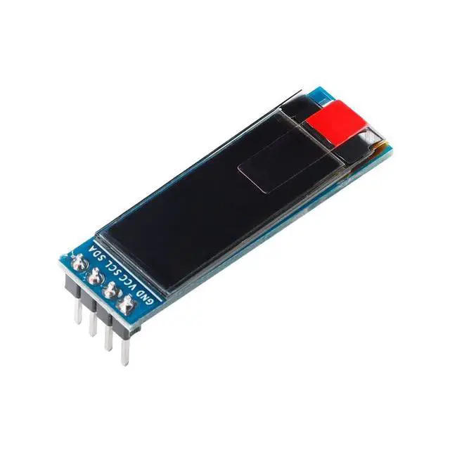 Alt view image 2 of 5 - 0.91 Inch OLED Display Module I2C IIC Display 12832 128X32 SSD1306 Blue DC3.3V OLED Screen for Arduino 2PCS