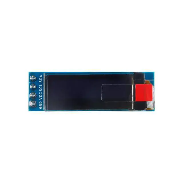 Alt view image 4 of 5 - 0.91 Inch OLED Display Module I2C IIC Display 12832 128X32 SSD1306 Blue DC3.3V OLED Screen for Arduino 2PCS