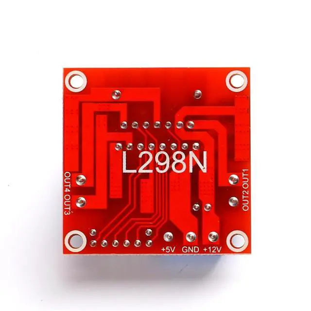 Alt view image 5 of 6 - 4 Pack L298N Motor Driver Module, Dual Bridge DC Stepper Motor Controller, 2A Current 5V-35V Voltage 78M05 Regulator