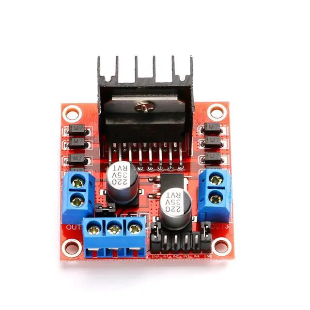 Alt view image 6 of 6 - 4 Pack L298N Motor Driver Module, Dual Bridge DC Stepper Motor Controller, 2A Current 5V-35V Voltage 78M05 Regulator