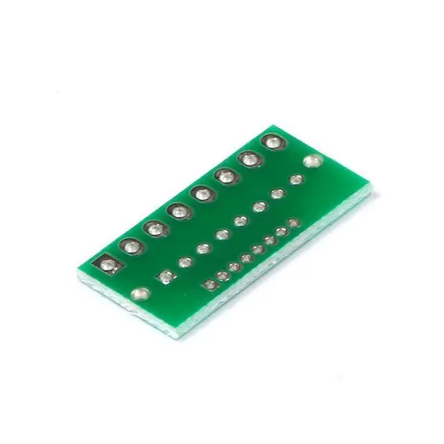 Alt view image 4 of 5 - 10Pcs Interface board 1.27MM 2.0MM 2.54MM Adapter Board for Wireless Module Transfer Spacing 8 Pins 3 Rows 24 Holes