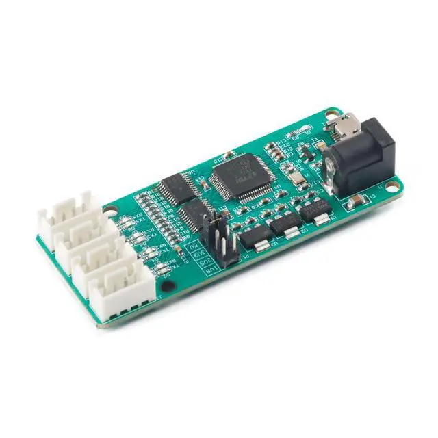 Alt view image 2 of 5 - FT4232-4TTL USB to 4-Way TTL Module UART Serial Port Module LED Indicator Micro USB COM Interface 12Mbps FT4232HL 5V 3.3V 2.5V 1.8V