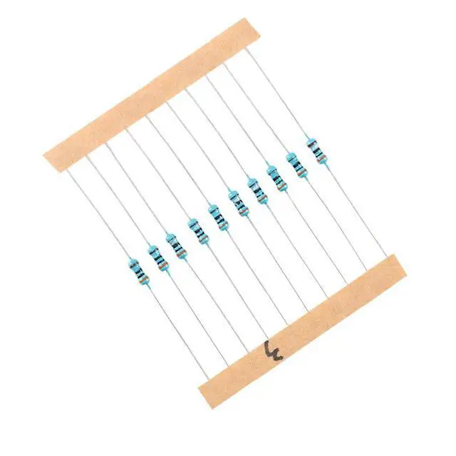 Alt view image 2 of 4 - 1080Pcs Resistor Kit - 1/4W 1% Precision Metal Film Resistors Assortment for DIY Electronics, 0-10 Ohm Range