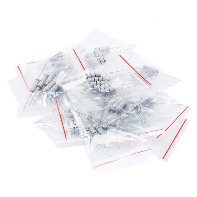 Alt view image 2 of 6 - 000 300pcs 2W Carbon Film Resistor Kit - 5% Tolerance, Assorted Resistors Values for DIY Electronics & Circuit Design, 0.1 to 750 Variety Pack