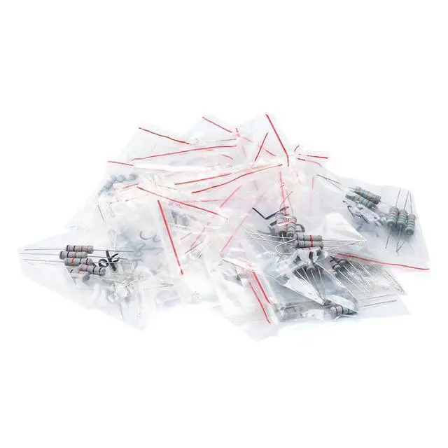 Alt view image 4 of 6 - 000 300pcs 2W Carbon Film Resistor Kit - 5% Tolerance, Assorted Resistors Values for DIY Electronics & Circuit Design, 0.1 to 750 Variety Pack