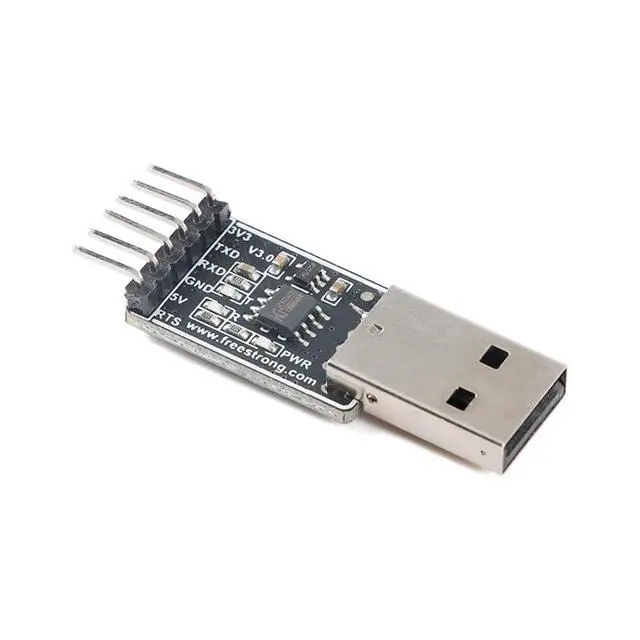 Alt view image 3 of 6 - 3PCS USB to TTL Serial Port Converter Module CH340N Chip Integration 5V to 3.3V FS-USB-UTTL