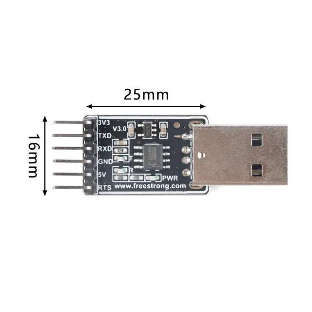 Alt view image 6 of 6 - 3PCS USB to TTL Serial Port Converter Module CH340N Chip Integration 5V to 3.3V FS-USB-UTTL