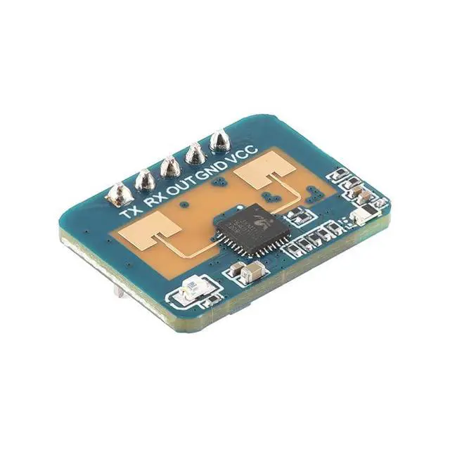 Alt view image 3 of 6 - LD2410C Human Presence Sensor Millimeter Wave Radar Sensor HLK-LD2410C Bluetooth Radar Module with 5P Dupont Cable Female to Female Human Detection Non-Contact Module Board
