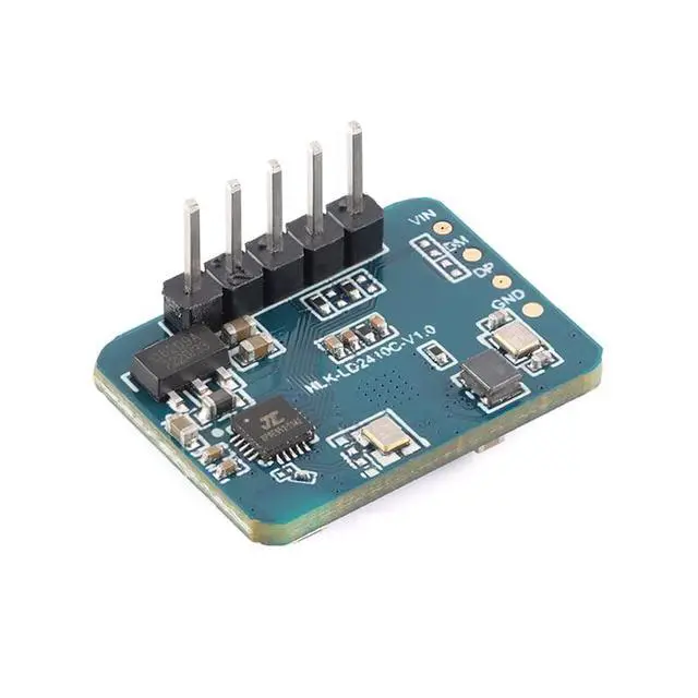 Alt view image 4 of 6 - LD2410C Human Presence Sensor Millimeter Wave Radar Sensor HLK-LD2410C Bluetooth Radar Module with 5P Dupont Cable Female to Female Human Detection Non-Contact Module Board