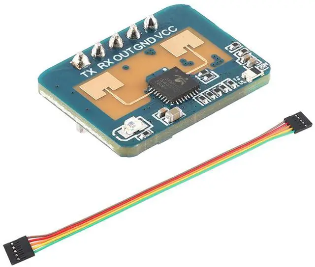 Main image of LD2410C Human Presence Sensor Millimeter Wave Radar Sensor HLK-LD2410C Bluetooth Radar Module with 5P Dupont Cable Female to Female Human Detection Non-Contact Module Board