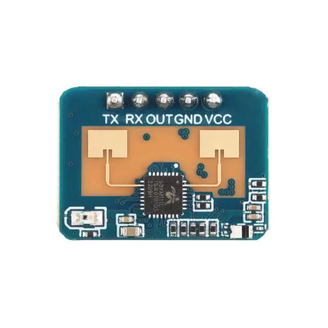 Alt view image 5 of 6 - LD2410C Human Presence Sensor Millimeter Wave Radar Sensor HLK-LD2410C Bluetooth Radar Module with 5P Dupont Cable Female to Female Human Detection Non-Contact Module Board