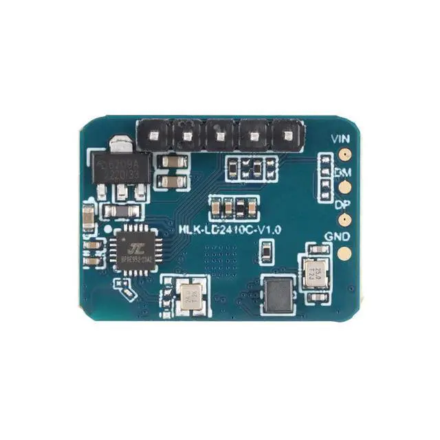 Alt view image 6 of 6 - LD2410C Human Presence Sensor Millimeter Wave Radar Sensor HLK-LD2410C Bluetooth Radar Module with 5P Dupont Cable Female to Female Human Detection Non-Contact Module Board