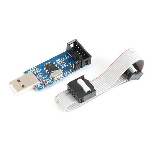 Alt view image 2 of 7 - 2Pcs ATMaga8 51 52 AVR Programmer SP USB ASP Downloader USBISP Download Cable 10P Cable
