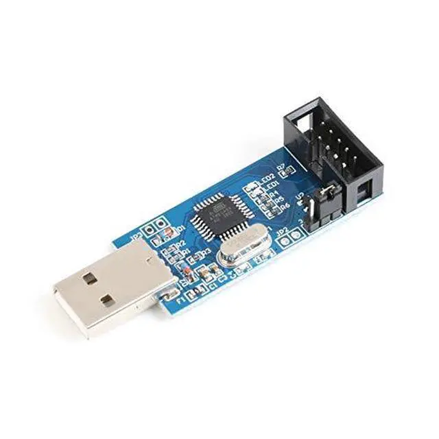 Alt view image 5 of 7 - 2Pcs ATMaga8 51 52 AVR Programmer SP USB ASP Downloader USBISP Download Cable 10P Cable