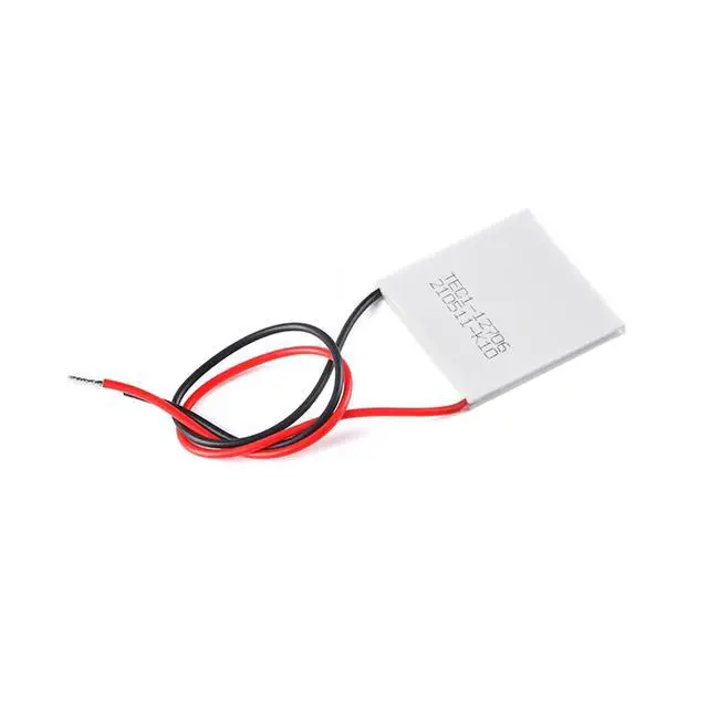 Alt view image 2 of 5 - 2 Pack TEC1-12706 Semiconductor Refrigeration Tablets 12V 6A TEC1-12706 Heatsink Thermoelectric Cooler Cooling Peltier Plate Module 40x40mm