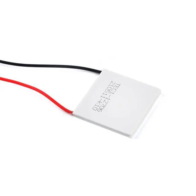Alt view image 3 of 5 - 2 Pack TEC1-12706 Semiconductor Refrigeration Tablets 12V 6A TEC1-12706 Heatsink Thermoelectric Cooler Cooling Peltier Plate Module 40x40mm