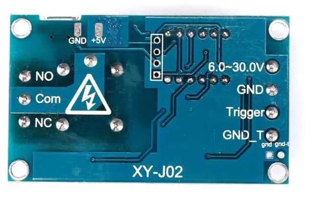 Alt view image 4 of 5 - DC 6-30V Timer Delay Triggered Relay Module 1 Channel Way 5V Multifunction Switch Control Relay Cycle Timer Digit LED Display Micro USB