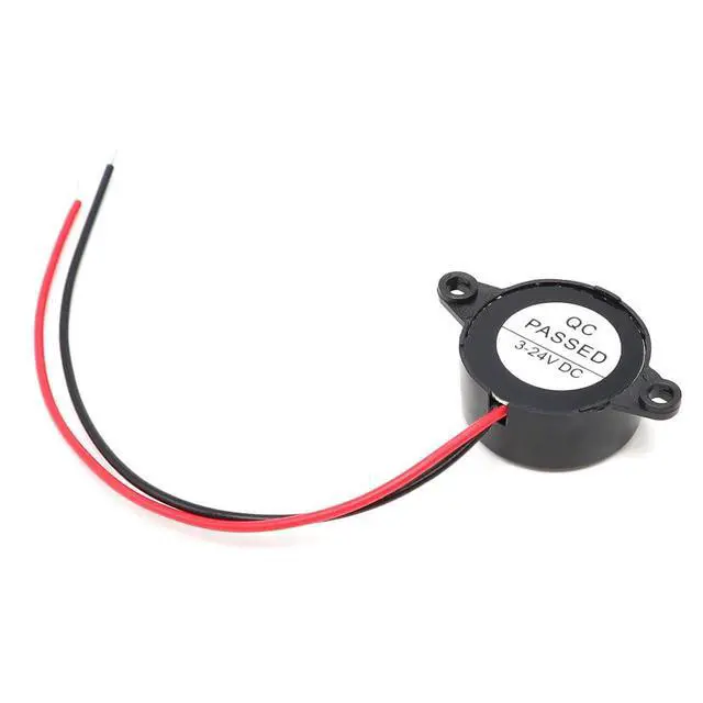 Alt view image 4 of 6 - 10pcs SFM-20B Active Piezoelectric Buzzer with Wire, High Decibel Alarm Siren, DC3-24V Continuous Sound