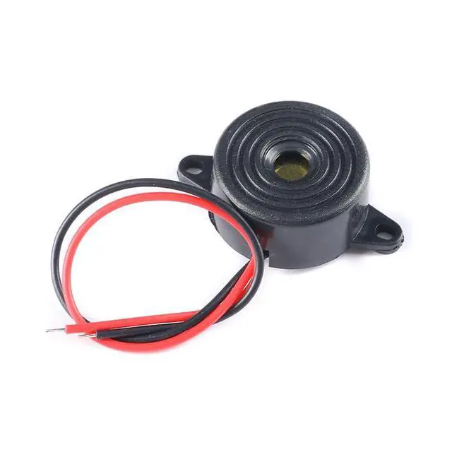 Alt view image 5 of 6 - 10pcs SFM-20B Active Piezoelectric Buzzer with Wire, High Decibel Alarm Siren, DC3-24V Continuous Sound