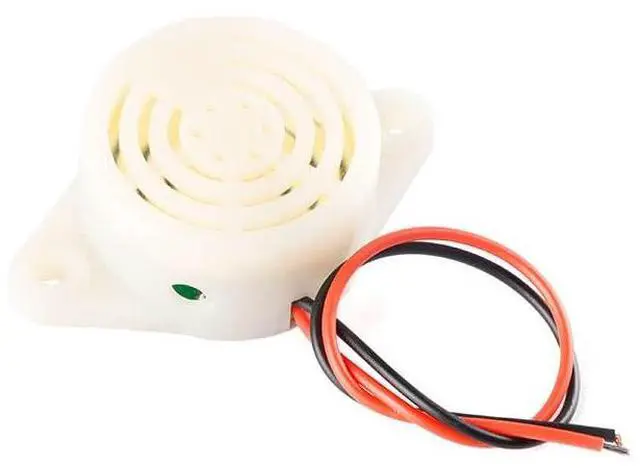 Main image of 10pcs 3015 with Wire Active Piezoelectric Buzzer DC3-24V White High Decibel Alarm Buzzer SFM-27