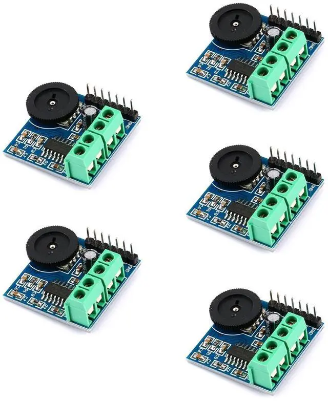 Main image of 5Pcs PAM8403 Dual-Channel Power Amplifier Module PAM8403 Two-Channel Amplifiers Mini Digital Amplifier Board with Volume Adjustment