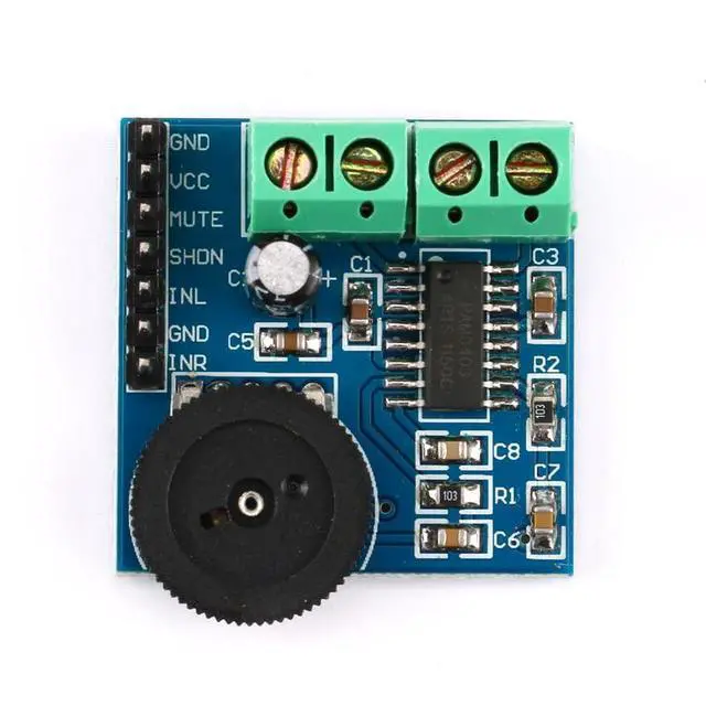 Alt view image 4 of 6 - 5Pcs PAM8403 Dual-Channel Power Amplifier Module PAM8403 Two-Channel Amplifiers Mini Digital Amplifier Board with Volume Adjustment