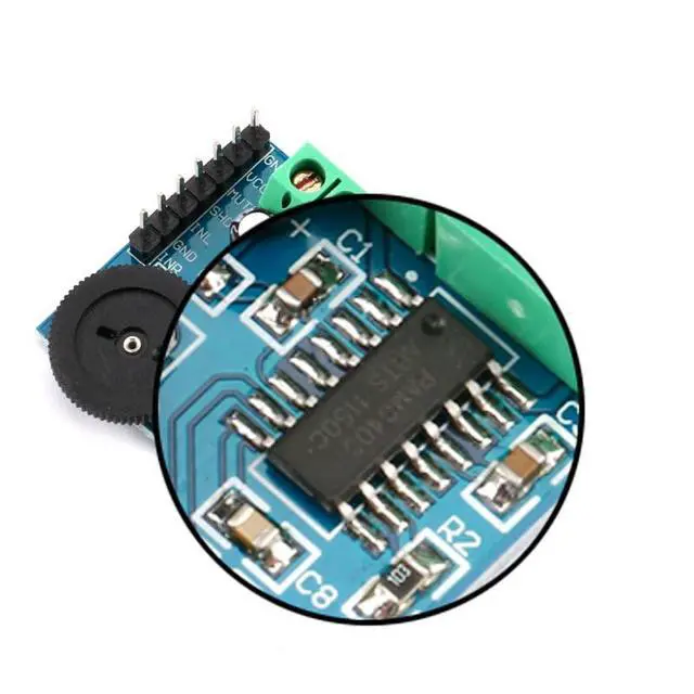Alt view image 5 of 6 - 5Pcs PAM8403 Dual-Channel Power Amplifier Module PAM8403 Two-Channel Amplifiers Mini Digital Amplifier Board with Volume Adjustment