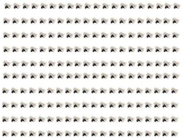 Main image of 200Pcs SS-12D07G3 SPDT Slide Switch 1P2T 2 Position 3 Pin 3MM 0.3A 50V PCB Panel Mini Vertical Slide Switch Knob with Bracket Toggle Switches