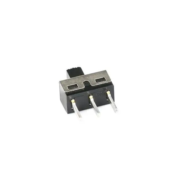 Alt view image 2 of 5 - 50PCS SS12D10 High Knob Vertical Slide Toggle Switch Micro Mini 3 Pin 2 Position 1P2T SPDT Pitch 4.7MM Handle High 5mm Slide Switch