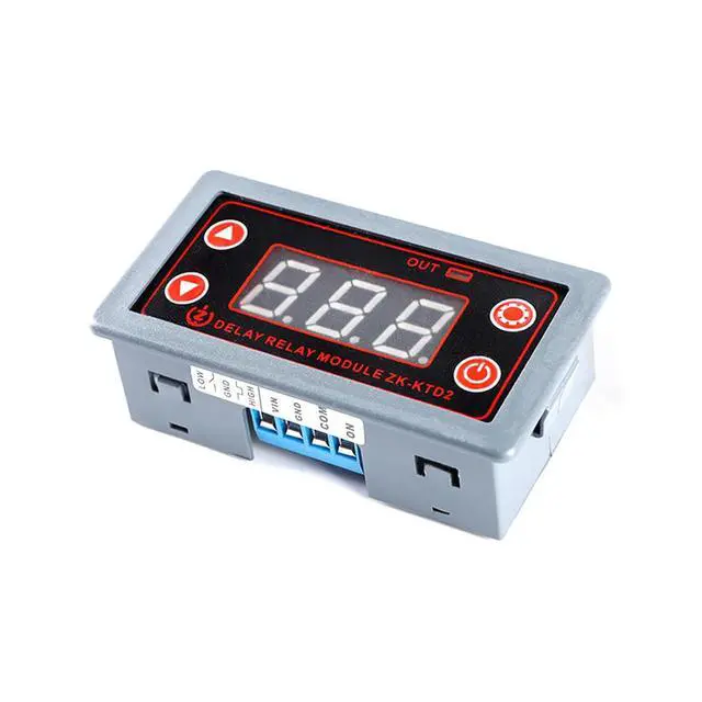 Alt view image 5 of 6 - ZK-KTD2 DC 5-30V Delay Relay Module, 5A Multi-Function Timer for Industrial Automation, Compatible with 5V 12V 24V Systems