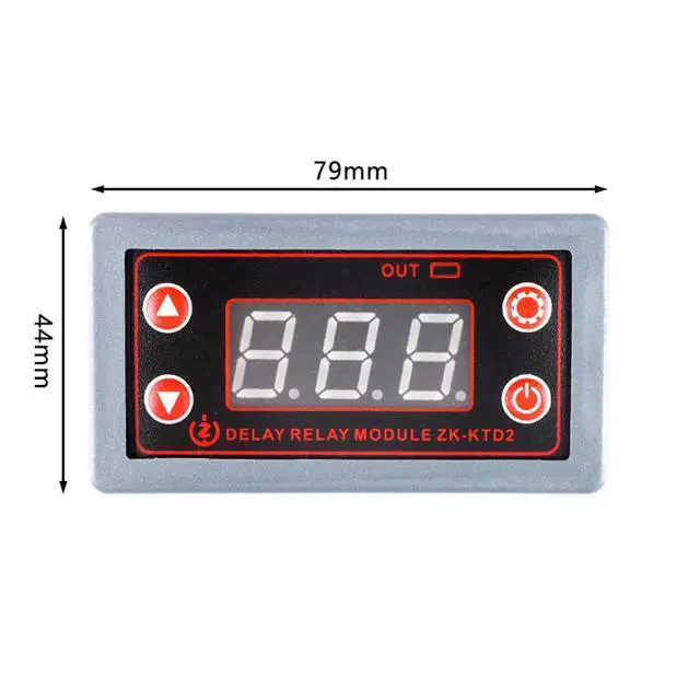 Alt view image 6 of 6 - ZK-KTD2 DC 5-30V Delay Relay Module, 5A Multi-Function Timer for Industrial Automation, Compatible with 5V 12V 24V Systems