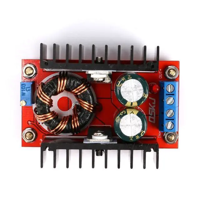 Alt view image 3 of 6 - 3PCS 150W DC-DC 10-32V to 12-35V Step Up Boost Converter Adjustable Voltage Regulator Laptop Voltage Charger Board Car Power Supply Board