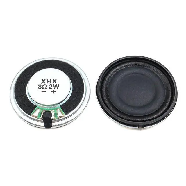 Alt view image 2 of 4 - 6pcs 30mm Iron Shell Inner Magnetic Composite Film Speaker 8 Ohm 2W Round Mylar Toy Speaker Audio Speaker