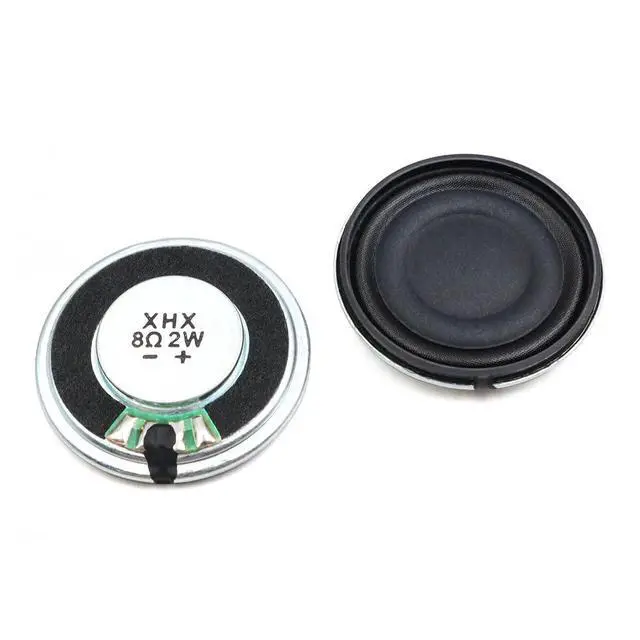 Alt view image 3 of 4 - 6pcs 30mm Iron Shell Inner Magnetic Composite Film Speaker 8 Ohm 2W Round Mylar Toy Speaker Audio Speaker