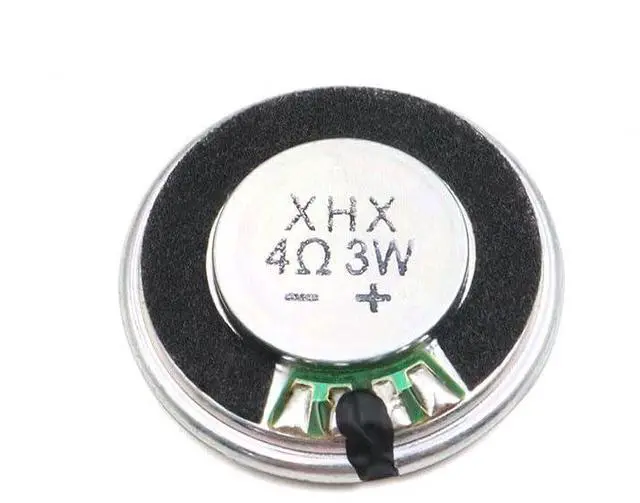 Main image of 6pcs 28mm Iron Shell Inner Magnetic Mylar Speaker 4 Ohm 3W Round Toy Audio Driver