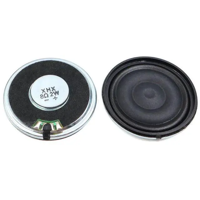 Alt view image 2 of 4 - 6pcs 40mm Iron Shell Inner Magnetic Composite Film Speaker 8 Ohm 2W Mylar Driver Audio Horn
