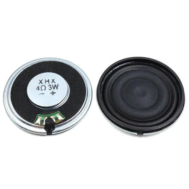 Alt view image 2 of 4 - 6pcs 36mm Iron Shell Inner Magnetic Mylar Speaker 4 Ohm 3W Round Toy Horn