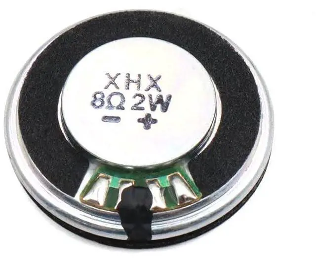 Main image of 6pcs 28mm Iron Shell 8 Ohm 2W Mylar Horn Speaker Compact High-Performance Toy Speaker