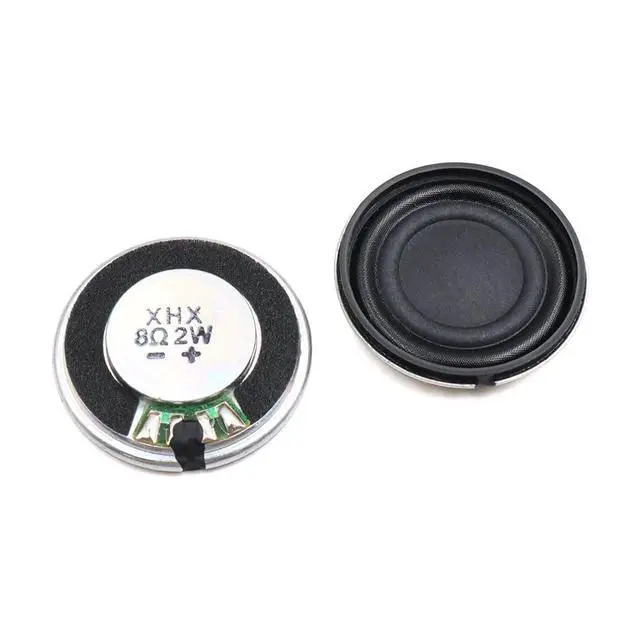 Alt view image 3 of 4 - 6pcs 28mm Iron Shell 8 Ohm 2W Mylar Horn Speaker Compact High-Performance Toy Speaker