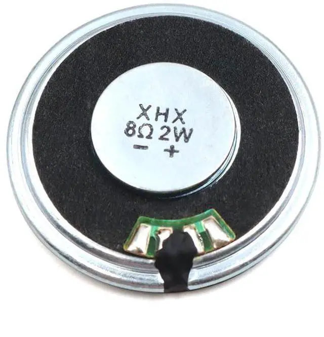 Main image of 6pcs 36mm Iron Shell Inner Magnetic Composite Film Speaker 8 Ohm 2W Round Mylar Toy Audio Driver