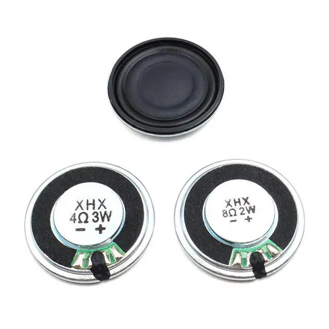 Alt view image 4 of 4 - 6pcs 30mm Iron Shell Composite Film Speaker 4 Ohm 3W Mylar Horn for Toys & Electronics