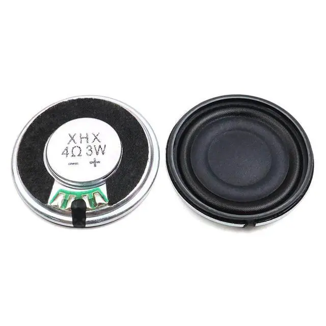 Alt view image 2 of 5 - 6pcs 32mm Iron Shell Inner Magnetic Composite Film Speaker 4 Ohm 3W Round Mylar Toy Horn