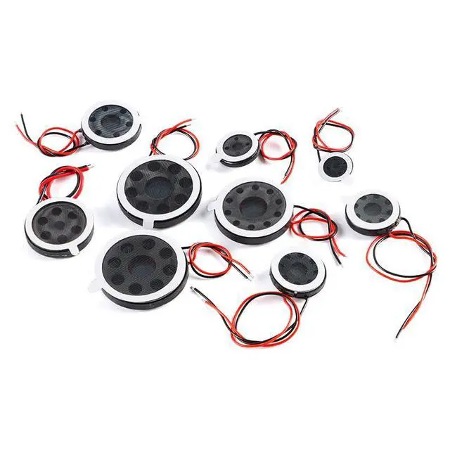 Alt view image 4 of 4 - 20pcs 20mm Ultra-Thin Speaker 8 1W Plastic Magnet Mini Speaker with Cable